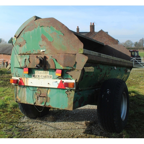 187 - FRASER MUCK MASTER MANURE SPREADER  + VAT