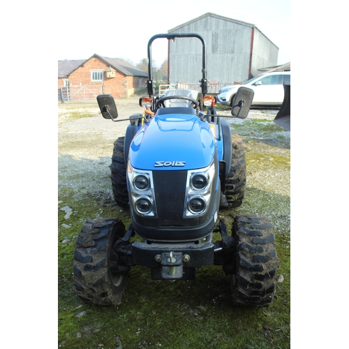  SOLIS FTL 26 4 WD TRACTOR 136 HRS  + VAT