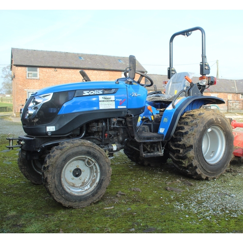  SOLIS FTL 26 4 WD TRACTOR 136 HRS  + VAT