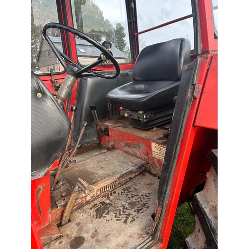 212 - A MASSEY FERGUSON 290 TRACTOR REG B696NEC 12 SPEED WITH PICK UP HITCH 3645 HOURS ON THE TACHOMETER V... 