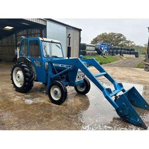 214 - A FORD 3000 TRACTOR WITH FORE END LOADER REG BYF150T BELIEVED TO BE ONE OF THE LAST 3000'S OF THE PR... 