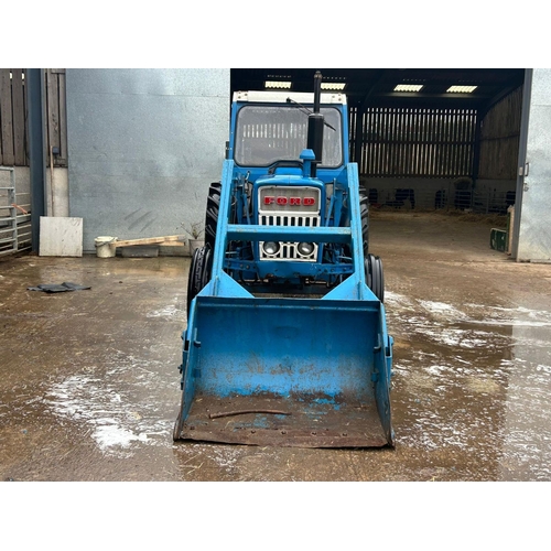 214 - A FORD 3000 TRACTOR WITH FORE END LOADER REG BYF150T BELIEVED TO BE ONE OF THE LAST 3000'S OF THE PR... 