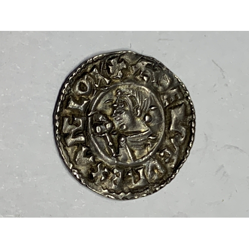 343 - AN AETHELRED II TYPE CRVX PENNY, WINCHESTER 978 - 1016