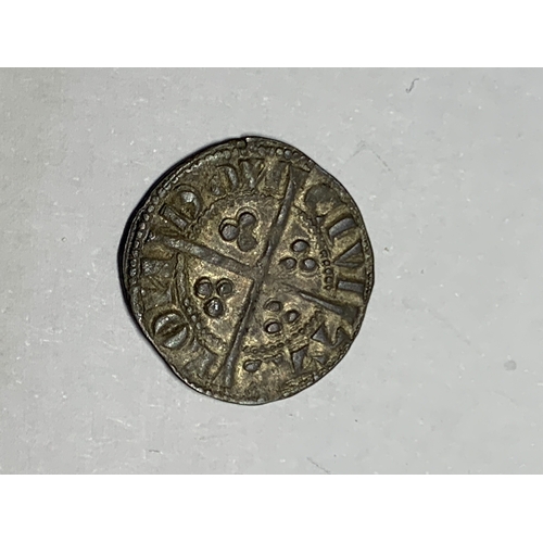 345 - AN EDWARD I CLASS III B HALFPENNY 1272 - 1307