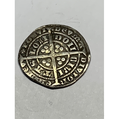 351 - AN EDWARD III PRE TREATY GROAT, CLASS G LONDON 1327 - 77