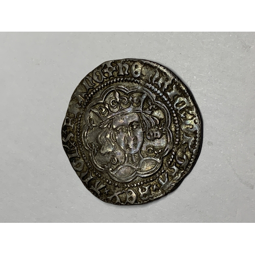 353 - A HENRY VI GROAT, CALAIS MINT, ANNULET ISSUE 1422 - 61