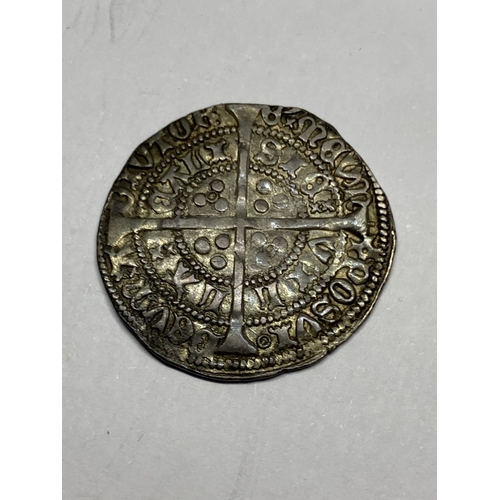 353 - A HENRY VI GROAT, CALAIS MINT, ANNULET ISSUE 1422 - 61