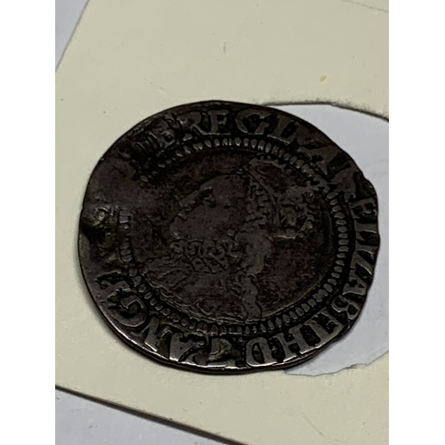 359 - AN ELIZABETH I GROAT, MM MARTLET 1558 - 1603