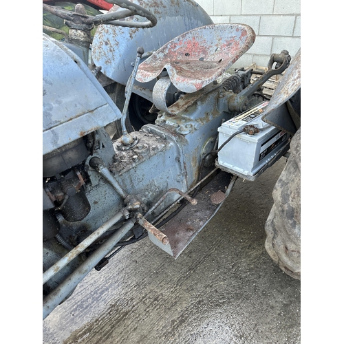 237 - A FERGUSON TE20 DIESEL TRACTOR WITH BELT PULLEY ATTACHMENT, CURRENT OWNER FOR CIRCA 20 YEARS, USED O... 