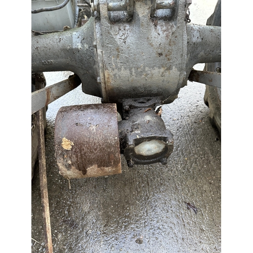 237 - A FERGUSON TE20 DIESEL TRACTOR WITH BELT PULLEY ATTACHMENT, CURRENT OWNER FOR CIRCA 20 YEARS, USED O... 