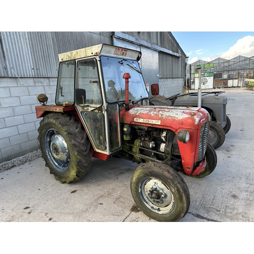 238 - A 1991 IMT 539 DELUX DIESEL TRACTOR, NON RUNNER (WATER IN ENGINE DUE TO LACK OF EXHAUST CAP). ONE OW... 