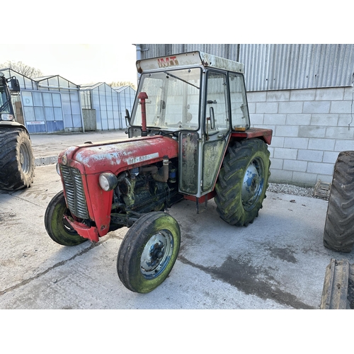 238 - A 1991 IMT 539 DELUX DIESEL TRACTOR, NON RUNNER (WATER IN ENGINE DUE TO LACK OF EXHAUST CAP). ONE OW... 