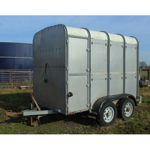 166 - IFOR WILLIAMS CATTLE TRAILER  + VAT