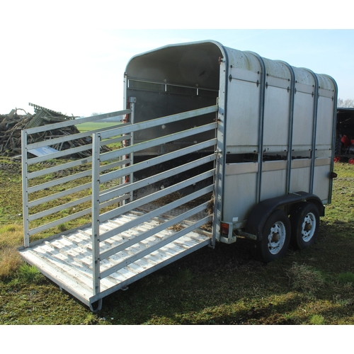 166 - IFOR WILLIAMS CATTLE TRAILER  + VAT