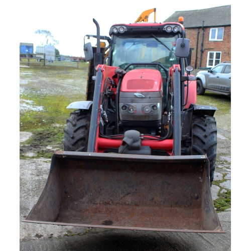 195 - McCORMICK T3 AGROLUBE 4 WD TRACTOR AND McCORMICK LIFT MASTER FORE END LOADER ML63 5ZP 1394 HRS  + VA... 