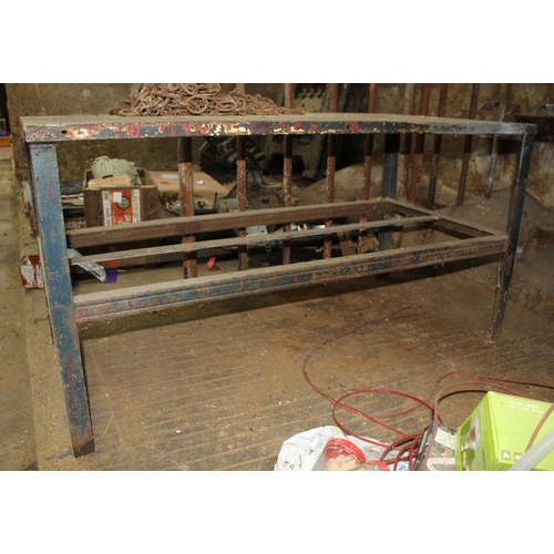 38 - A WORK BENCH 4' X 2'  + VAT