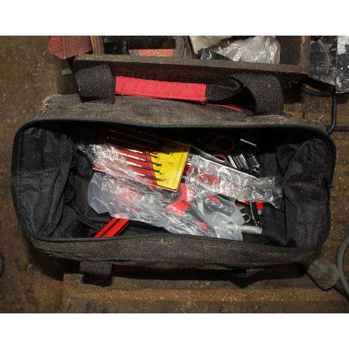 67 - A TOOL KIT, NAILS ETC.  + VAT