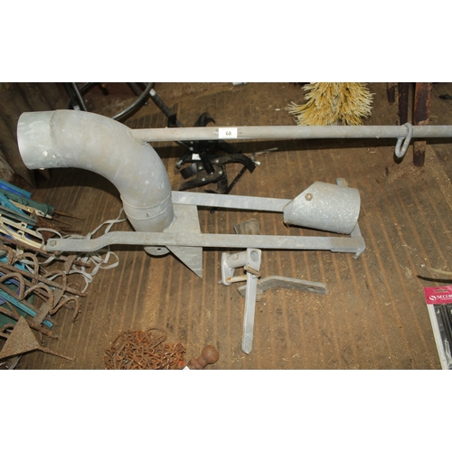 68 - A SLURRY PIPE ETC.  + VAT