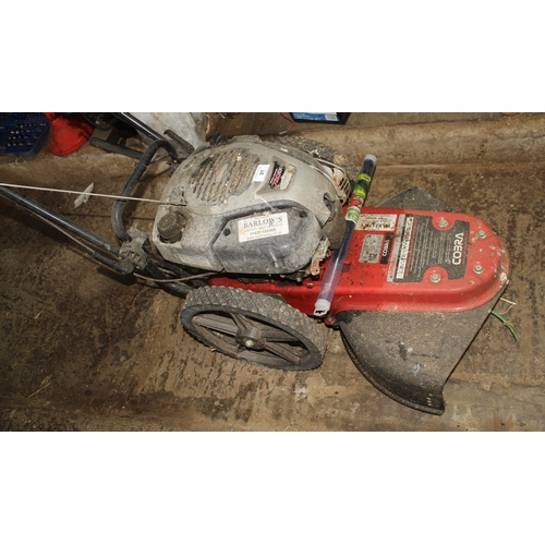 91 - A COBRA STRIMMER/RUSH CUTTER WITH 750 EX, B & S ENGINE  + VAT