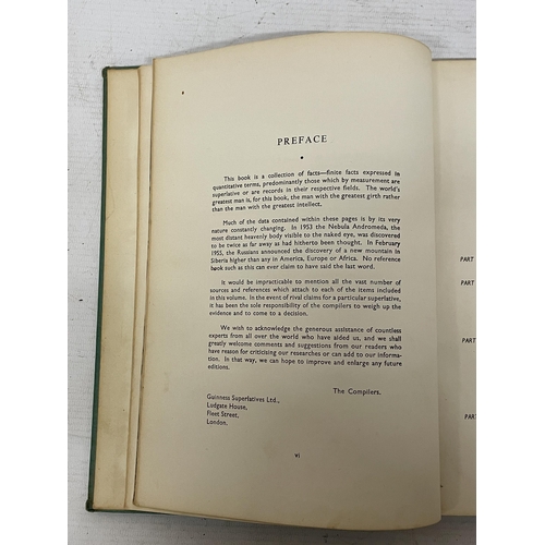 22 - A 1955 1ST EDITION COPY OF THE GUNNESS BOOK OF RECORDS