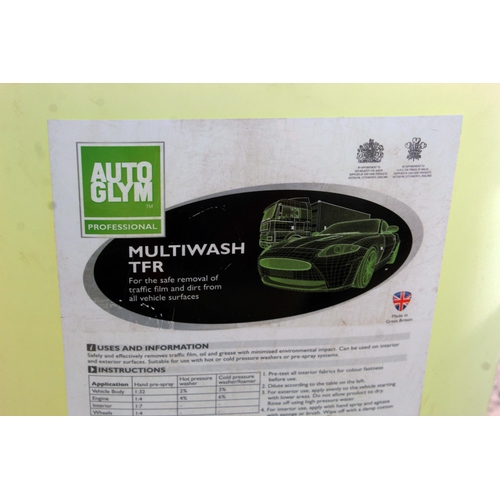 50 - A 25 LITRE DRUM OF AUTO GLYM AUTOWASH, AS NEW  NO  VAT