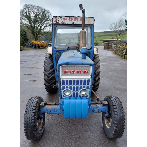 236 - A 1973 FORD 5000 TRACTOR, BARN STORED FOR 18 YEARS, ORIGINAL ENGINE BLOCK,  ORIGINAL DOORS, 3600 REC... 