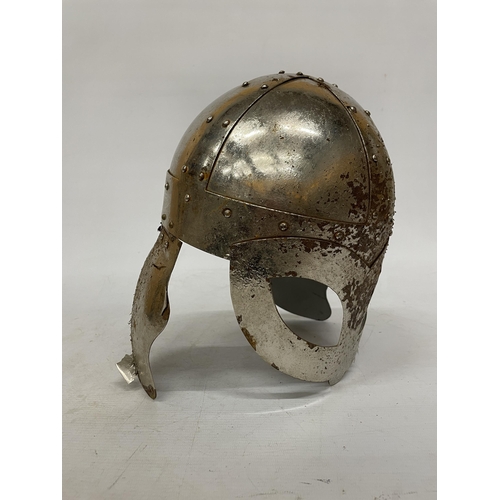 20 - A REPLICA METAL VIKING/GLADIATOR HELMET