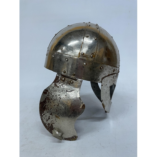 20 - A REPLICA METAL VIKING/GLADIATOR HELMET