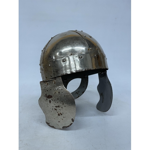 20 - A REPLICA METAL VIKING/GLADIATOR HELMET