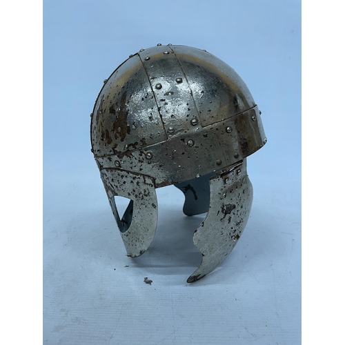 20 - A REPLICA METAL VIKING/GLADIATOR HELMET