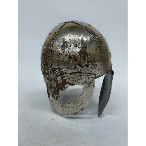 20 - A REPLICA METAL VIKING/GLADIATOR HELMET