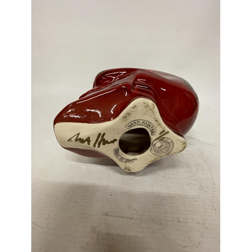 49 - AN ANITA HARRIS SIGNED SKULL 1/1