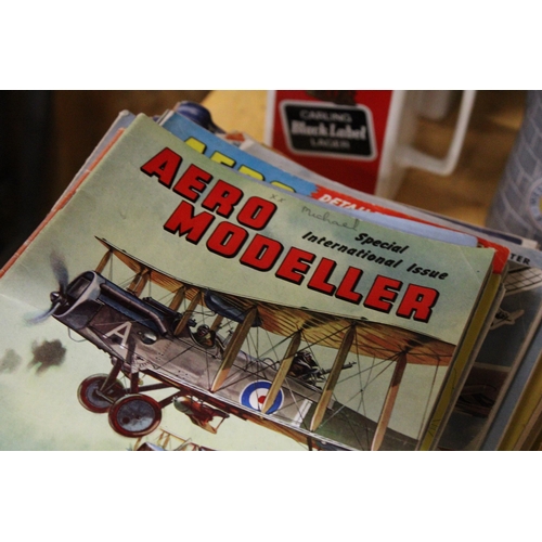 288 - FORTY SIX VINTAGE AEROPLANE AND MODEL PLANE MAGAZINES, DATING BACK TO THE 1940'S