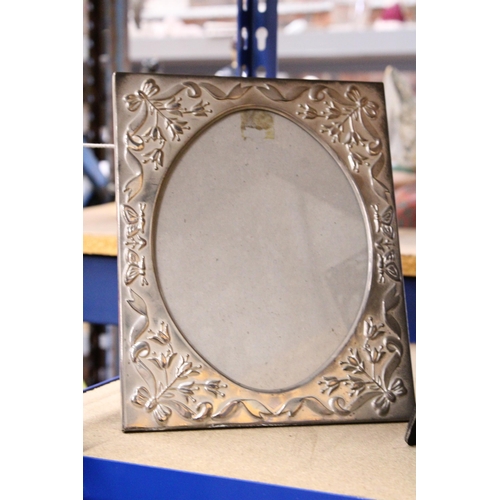 349 - TWO ORNATE METAL PICTURE FRAMES