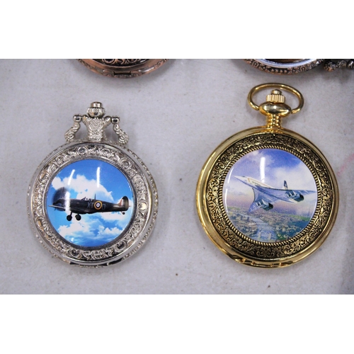 369 - FOUR AVIATION POCKET WATCHES