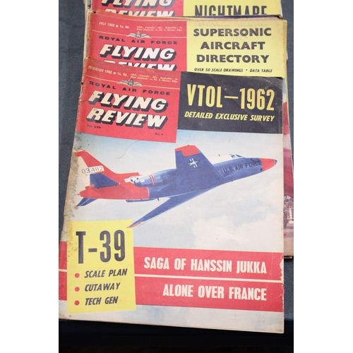 390 - A COLLECTION OF R.A.F. FLYING REVIEW MAGAZINES