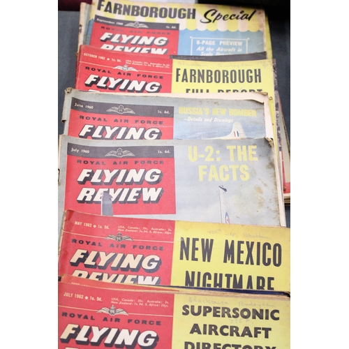 390 - A COLLECTION OF R.A.F. FLYING REVIEW MAGAZINES