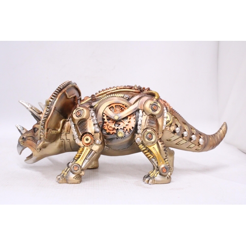 425 - A STEAMPUNK STYLE TRICEROTOPS FIGURE