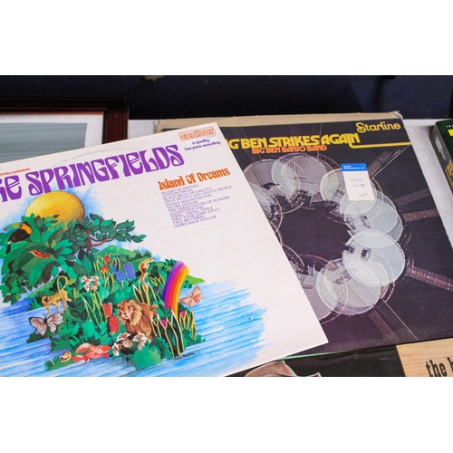 485 - A COLLECTION OF RECORDS TO INCLUDE THE BEST OF FRANKIE LAINE, THE SPRINGFIELDS ISLAND OF DREAMS, SCO... 