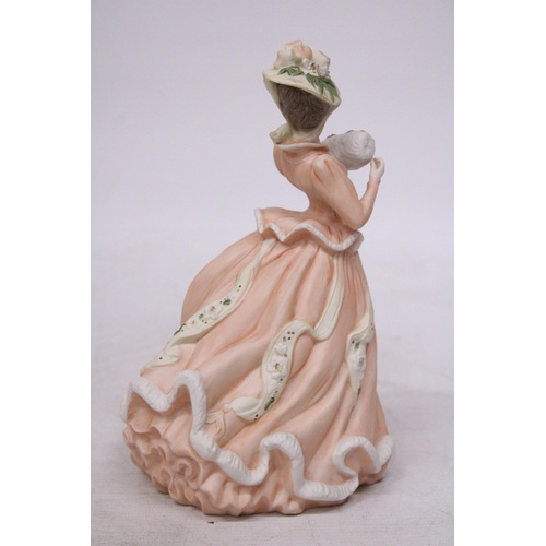 739 - A WEDGWOOD DANBURY MINT EXCLUSIVE GEORGINA FIGURINE FROM THE FOUR SEASONS COLLECTION WITH CERTIFICAT... 