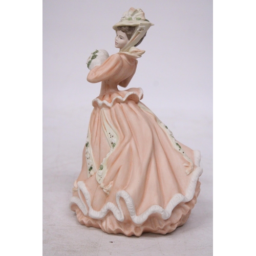 739 - A WEDGWOOD DANBURY MINT EXCLUSIVE GEORGINA FIGURINE FROM THE FOUR SEASONS COLLECTION WITH CERTIFICAT... 