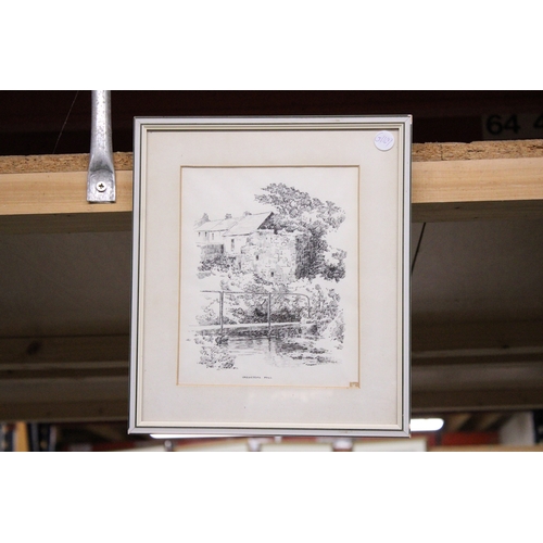 901 - THREE FRAMED PRINTS - TREGESEAL MILL, NANCHERROW AND FISHPOOL STREET, ST ALBANS