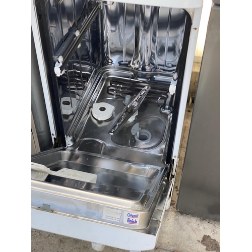 2308 - A WHITE SLIMLINE DISHWASHER