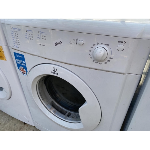 2314 - A WHITE INDESIT 7KG TUMBLE DRYER