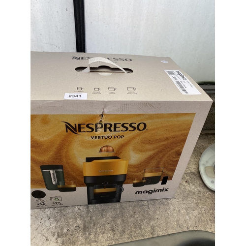 2341 - A NESPRESSO VERTUO POP COFFEE MACHINE