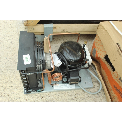 1590 - A FRIDGE COMPRESSOR  NO VAT