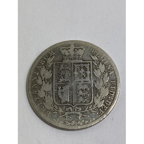 478 - TWO VICTORIAN SILVER HALF CROWNS, 1883 AND 1884