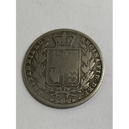 479 - TWO VICTORIAN SILVER HALF CROWNS, 1846 AND 1849