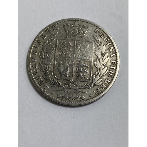 479 - TWO VICTORIAN SILVER HALF CROWNS, 1846 AND 1849