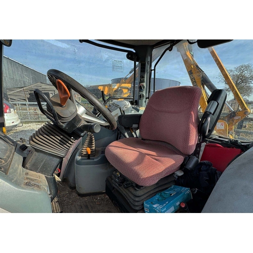 195 - A McCORMICK T3 AGROLUBE 4 WHEEL DRIVE 95hp. TRACTOR AND McCORMICK LIFT MASTER FORE END LOADER ML63 5... 